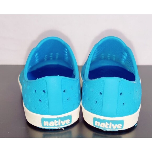 Native Bloom Little Kids Sky Blue Size C8 Unisex Slip On Lite Sandals - Picture 6 of 13